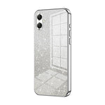 Custodia per telefono elettrolitica con polvere glitterata sfumata, For Samsung Galaxy A57 5G, For Samsung Galaxy A37 5G, For Samsung Galaxy A07