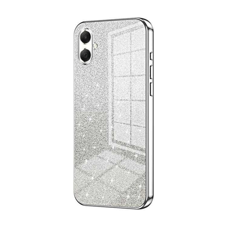 Custodia per telefono elettrolitica con polvere glitterata sfumata, For Samsung Galaxy A57 5G, For Samsung Galaxy A37 5G, For Samsung Galaxy A07