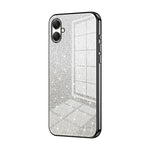 Custodia per telefono elettrolitica con polvere glitterata sfumata, For Samsung Galaxy A57 5G, For Samsung Galaxy A37 5G, For Samsung Galaxy A07