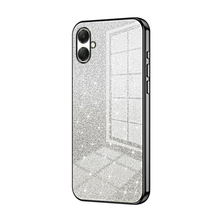 Custodia per telefono elettrolitica con polvere glitterata sfumata, For Samsung Galaxy A57 5G, For Samsung Galaxy A37 5G, For Samsung Galaxy A07