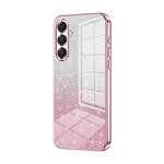 Custodia per telefono elettrolitica con polvere glitterata sfumata, For Samsung Galaxy A17, For Samsung Galaxy A56, For Samsung Galaxy A26