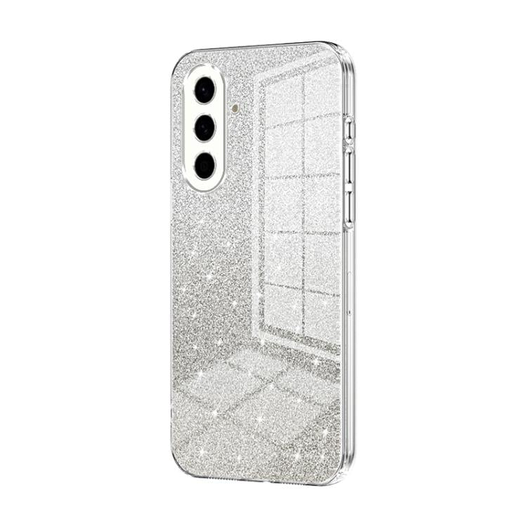 Custodia per telefono elettrolitica con polvere glitterata sfumata, For Samsung Galaxy A57 5G, For Samsung Galaxy A37 5G, For Samsung Galaxy A07