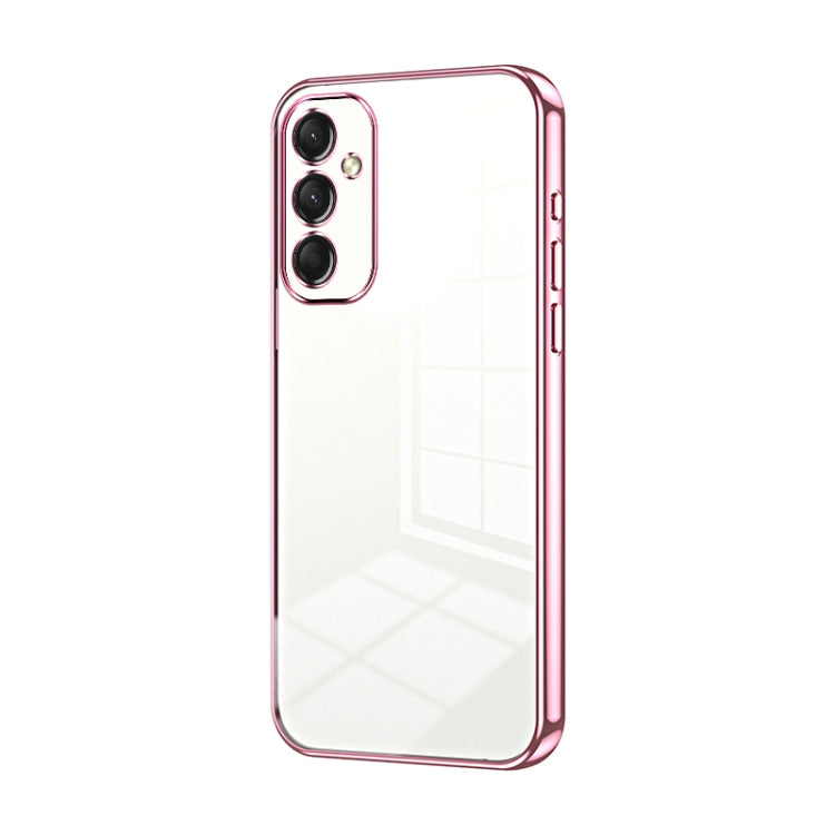 Custodia per telefono con foro sottile e placcatura trasparente, For Samsung Galaxy A36, For Samsung Galaxy A16 5G