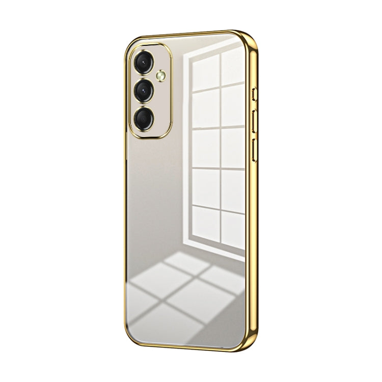 Custodia per telefono con foro sottile e placcatura trasparente, For Samsung Galaxy A36, For Samsung Galaxy A16 5G