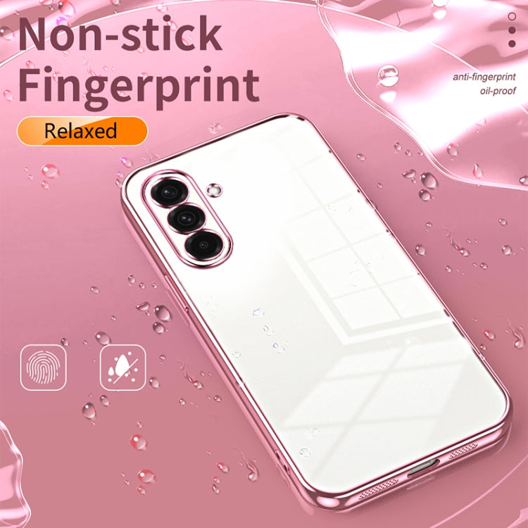 Custodia per telefono con foro sottile e placcatura trasparente, For Samsung Galaxy A36, For Samsung Galaxy A16 5G