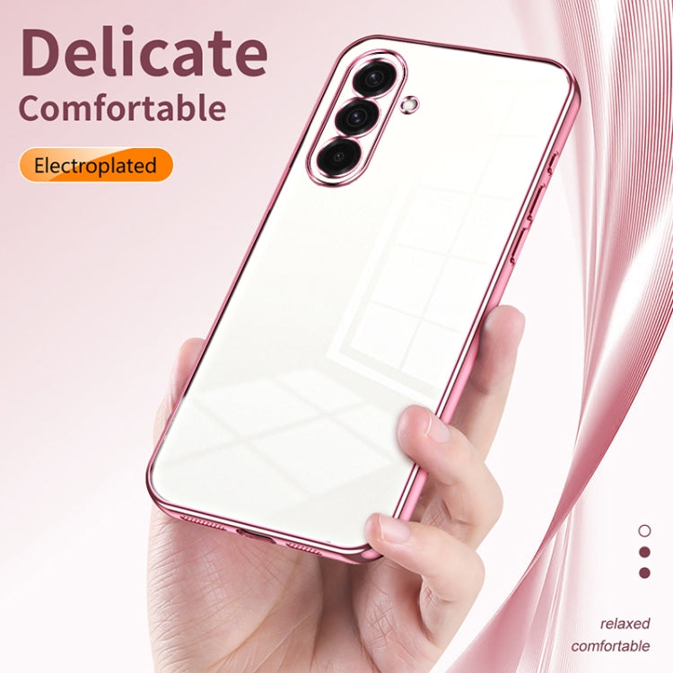 Custodia per telefono con foro sottile e placcatura trasparente, For Samsung Galaxy A36, For Samsung Galaxy A16 5G