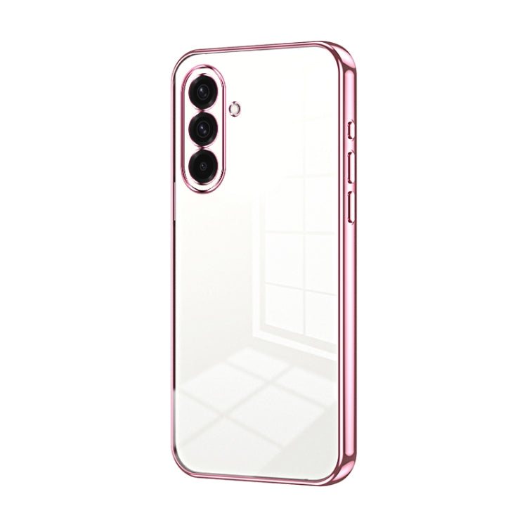 Custodia per telefono con foro sottile e placcatura trasparente, For Samsung Galaxy A36, For Samsung Galaxy A16 5G