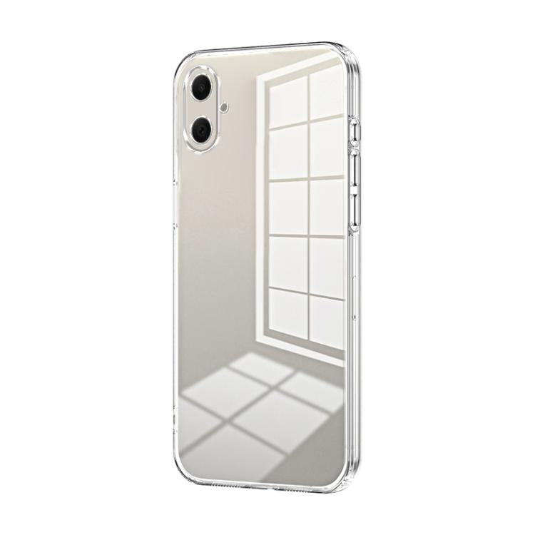 Custodia per telefono con foro sottile e placcatura trasparente, For Samsung Galaxy A57 5G, For Samsung Galaxy A37 5G, For Samsung Galaxy A07