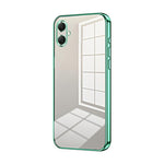Custodia per telefono con foro sottile e placcatura trasparente, For Samsung Galaxy A57 5G, For Samsung Galaxy A37 5G, For Samsung Galaxy A07