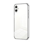 Custodia per telefono con foro sottile e placcatura trasparente, For Samsung Galaxy A57 5G, For Samsung Galaxy A37 5G, For Samsung Galaxy A07
