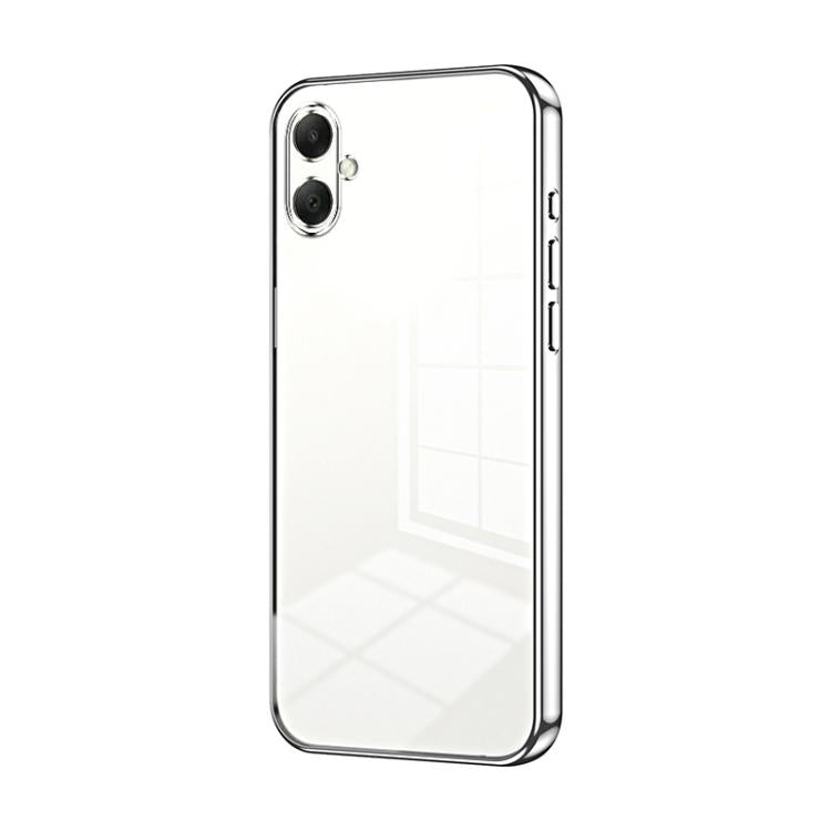 Custodia per telefono con foro sottile e placcatura trasparente, For Samsung Galaxy A57 5G, For Samsung Galaxy A37 5G, For Samsung Galaxy A07