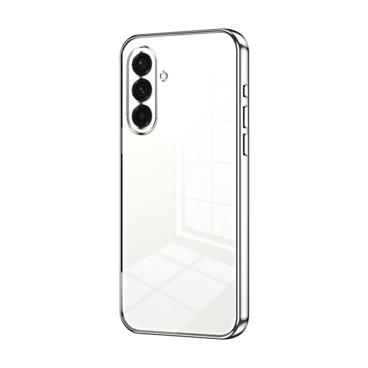 Custodia per telefono con foro sottile e placcatura trasparente, For Samsung Galaxy A57 5G, For Samsung Galaxy A37 5G, For Samsung Galaxy A07