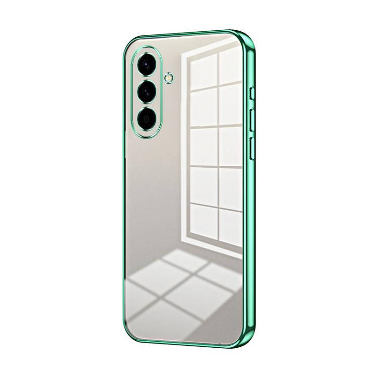 Custodia per telefono con foro sottile e placcatura trasparente, For Samsung Galaxy A57 5G, For Samsung Galaxy A37 5G, For Samsung Galaxy A07