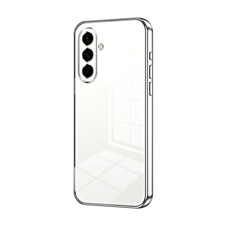 Custodia per telefono con foro sottile e placcatura trasparente, For Samsung Galaxy A57 5G, For Samsung Galaxy A37 5G, For Samsung Galaxy A07