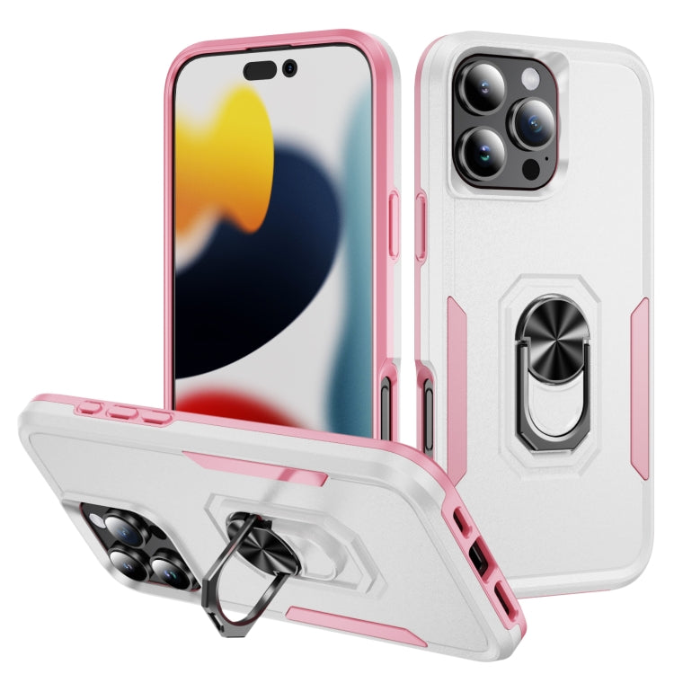 Custodia per telefono Pioneer Armor Heavy Duty PC + TPU con supporto, For iPhone 16 Pro, For iPhone 16 Plus