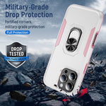 Custodia per telefono Pioneer Armor Heavy Duty PC + TPU con supporto, For iPhone 16 Pro, For iPhone 16 Plus