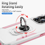 Custodia per telefono Pioneer Armor Heavy Duty PC + TPU con supporto, For iPhone 16 Pro, For iPhone 16 Plus