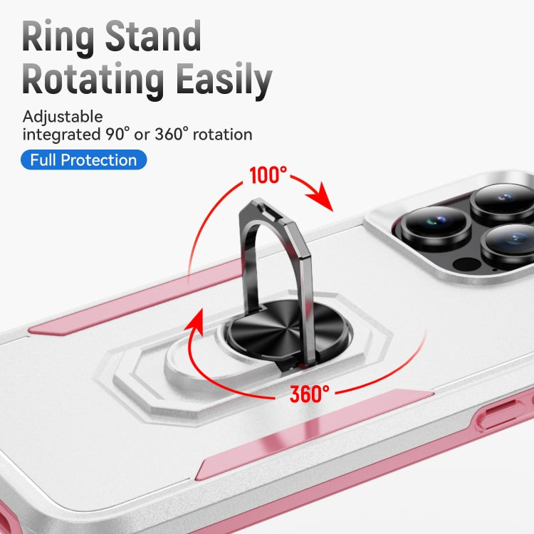 Custodia per telefono Pioneer Armor Heavy Duty PC + TPU con supporto, For iPhone 16 Pro, For iPhone 16 Plus