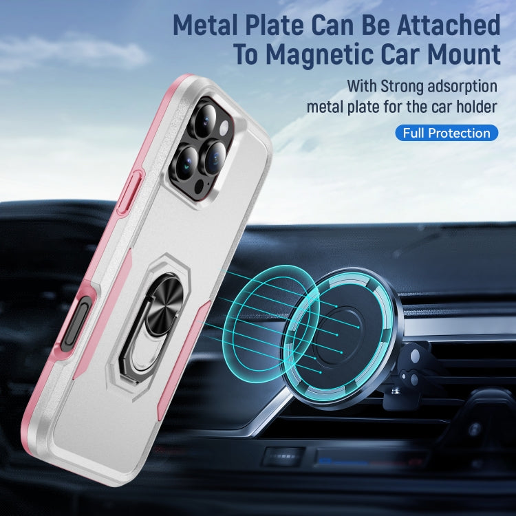 Custodia per telefono Pioneer Armor Heavy Duty PC + TPU con supporto, For iPhone 16 Pro, For iPhone 16 Plus