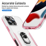 Custodia per telefono Pioneer Armor Heavy Duty PC + TPU con supporto, For iPhone 16 Pro, For iPhone 16 Plus