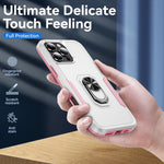 Custodia per telefono Pioneer Armor Heavy Duty PC + TPU con supporto, For iPhone 16 Pro, For iPhone 16 Plus