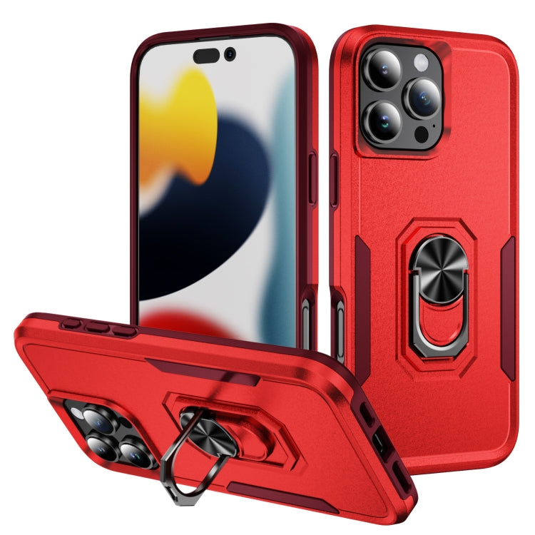 Custodia per telefono Pioneer Armor Heavy Duty PC + TPU con supporto, For iPhone 16 Pro, For iPhone 16 Plus