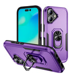 Custodia per telefono Pioneer Armor Heavy Duty PC + TPU con supporto, For iPhone 16 Pro, For iPhone 16 Plus