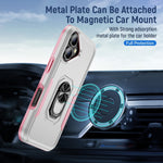 Custodia per telefono Pioneer Armor Heavy Duty PC + TPU con supporto, For iPhone 16