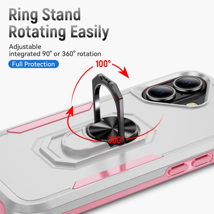Custodia per telefono Pioneer Armor Heavy Duty PC + TPU con supporto, For iPhone 16