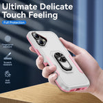 Custodia per telefono Pioneer Armor Heavy Duty PC + TPU con supporto, For iPhone 16