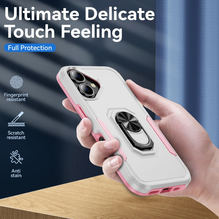 Custodia per telefono Pioneer Armor Heavy Duty PC + TPU con supporto, For iPhone 16