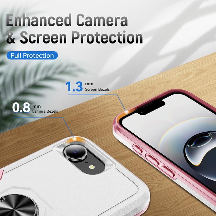 Custodia per telefono Pioneer Armor Heavy Duty PC + TPU con supporto, For iPhone 17e / 16e, For iPhone 17 Pro Max