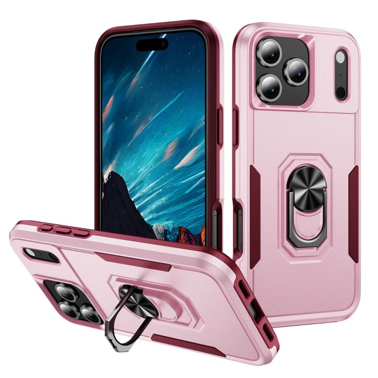 Custodia per telefono Pioneer Armor Heavy Duty PC + TPU con supporto, For iPhone 17e / 16e, For iPhone 17 Pro Max