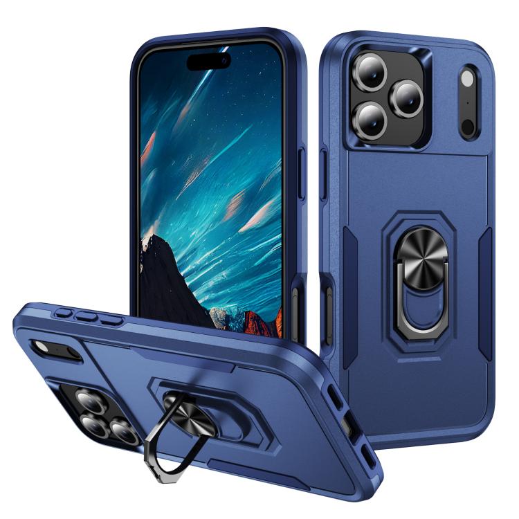 Custodia per telefono Pioneer Armor Heavy Duty PC + TPU con supporto, For iPhone 17e / 16e, For iPhone 17 Pro Max