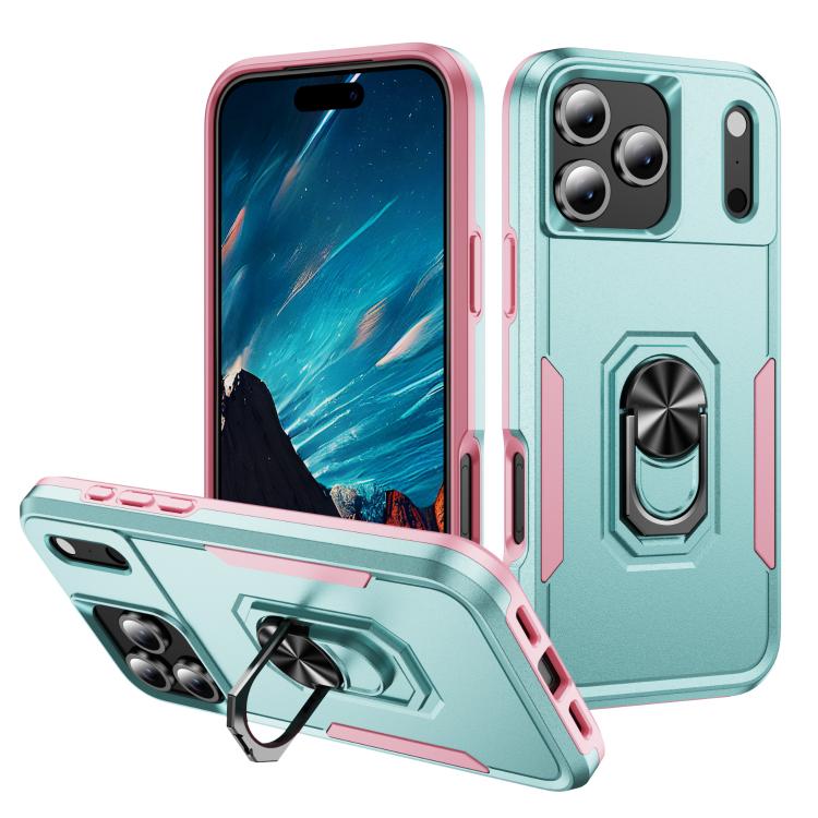 Custodia per telefono Pioneer Armor Heavy Duty PC + TPU con supporto, For iPhone 17e / 16e, For iPhone 17 Pro Max
