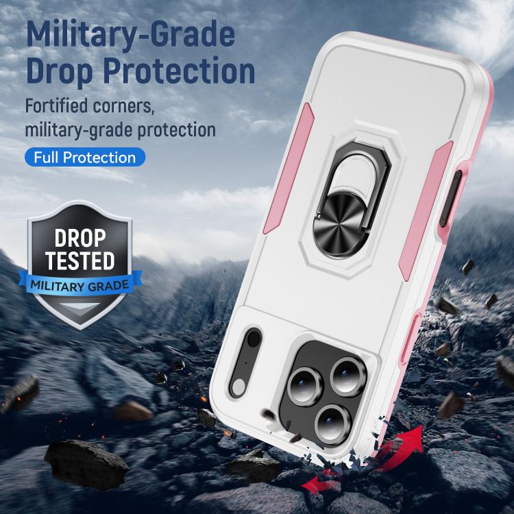Custodia per telefono Pioneer Armor Heavy Duty PC + TPU con supporto, For iPhone 17 Pro, For iPhone 17