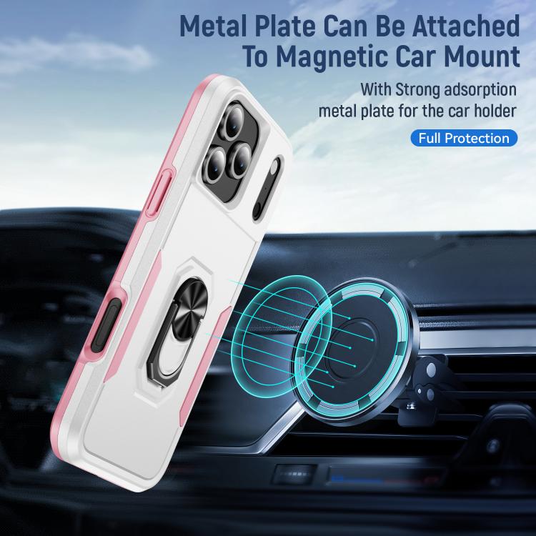 Custodia per telefono Pioneer Armor Heavy Duty PC + TPU con supporto, For iPhone 17 Pro, For iPhone 17