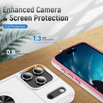 Custodia per telefono Pioneer Armor Heavy Duty PC + TPU con supporto, For iPhone 17 Pro, For iPhone 17
