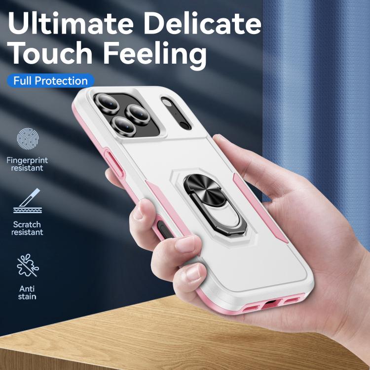 Custodia per telefono Pioneer Armor Heavy Duty PC + TPU con supporto, For iPhone 17 Pro, For iPhone 17
