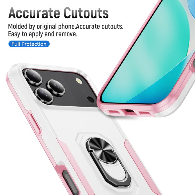 Custodia per telefono Pioneer Armor Heavy Duty PC + TPU con supporto, For iPhone 18 Pro, For iPhone 18 Pro Max