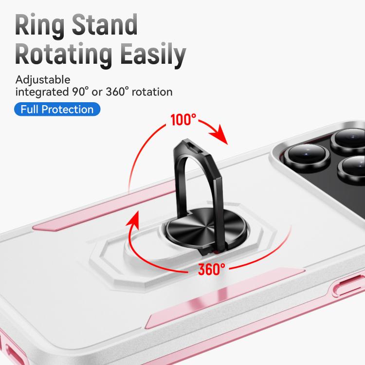 Custodia per telefono Pioneer Armor Heavy Duty PC + TPU con supporto, For iPhone 18 Pro, For iPhone 18 Pro Max