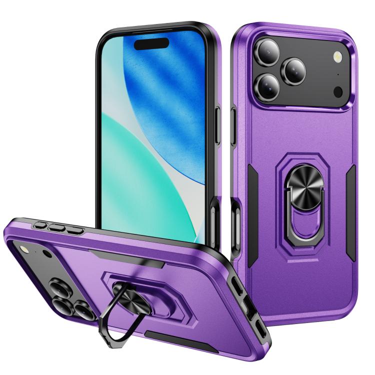 Custodia per telefono Pioneer Armor Heavy Duty PC + TPU con supporto, For iPhone 18 Pro, For iPhone 18 Pro Max