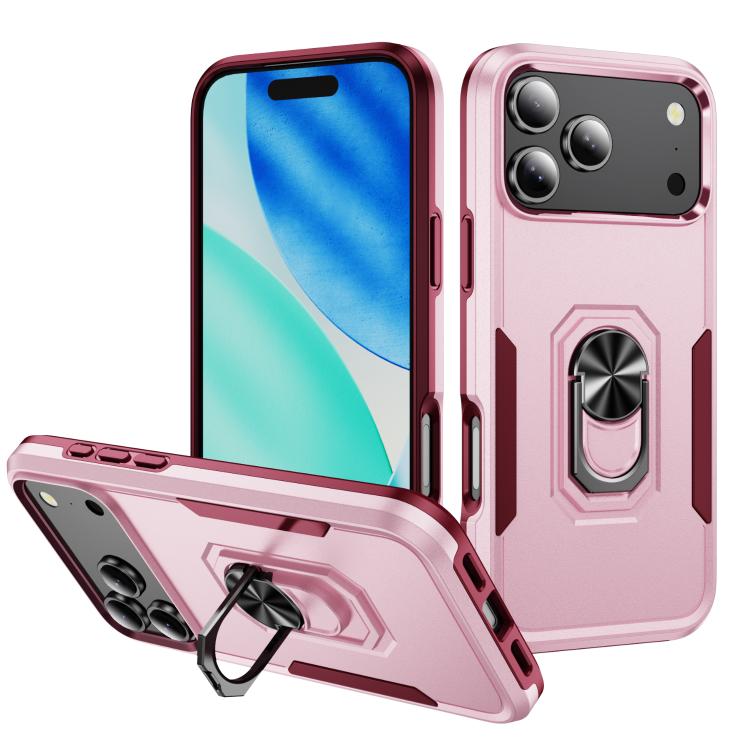Custodia per telefono Pioneer Armor Heavy Duty PC + TPU con supporto, For iPhone 18 Pro, For iPhone 18 Pro Max