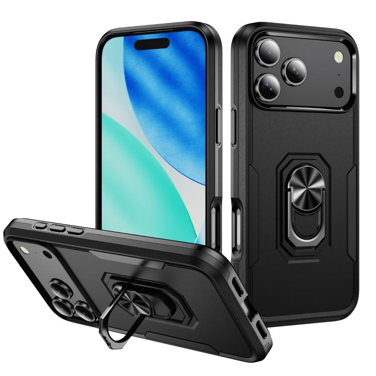 Custodia per telefono Pioneer Armor Heavy Duty PC + TPU con supporto, For iPhone 18 Pro, For iPhone 18 Pro Max