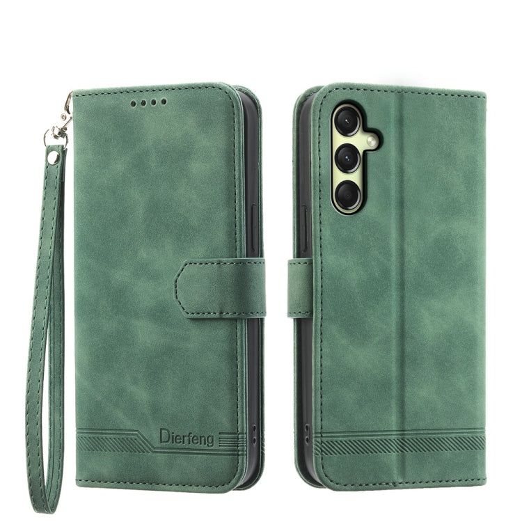 Custodia per telefono in TPU + PU in pelle Dream Line Dierfeng, For Samsung Galaxy A57 5G, For Samsung Galaxy A37 5G, For Galaxy A27 5G, For Samsung Galaxy A26 5G / A16 / A17 4G