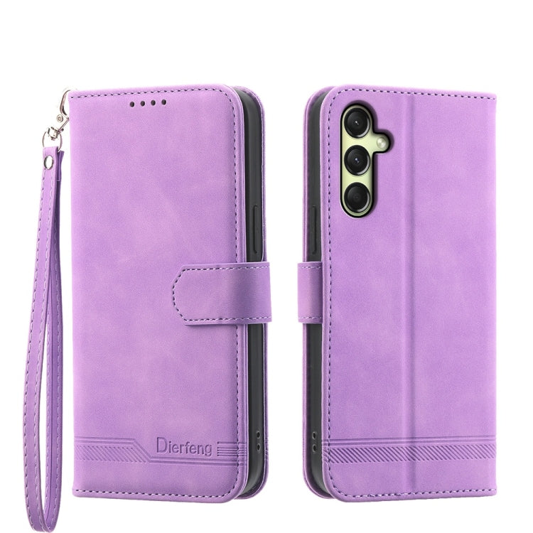 Custodia per telefono in TPU + PU in pelle Dream Line Dierfeng, For Samsung Galaxy A57 5G, For Samsung Galaxy A37 5G, For Galaxy A27 5G, For Samsung Galaxy A26 5G / A16 / A17 4G