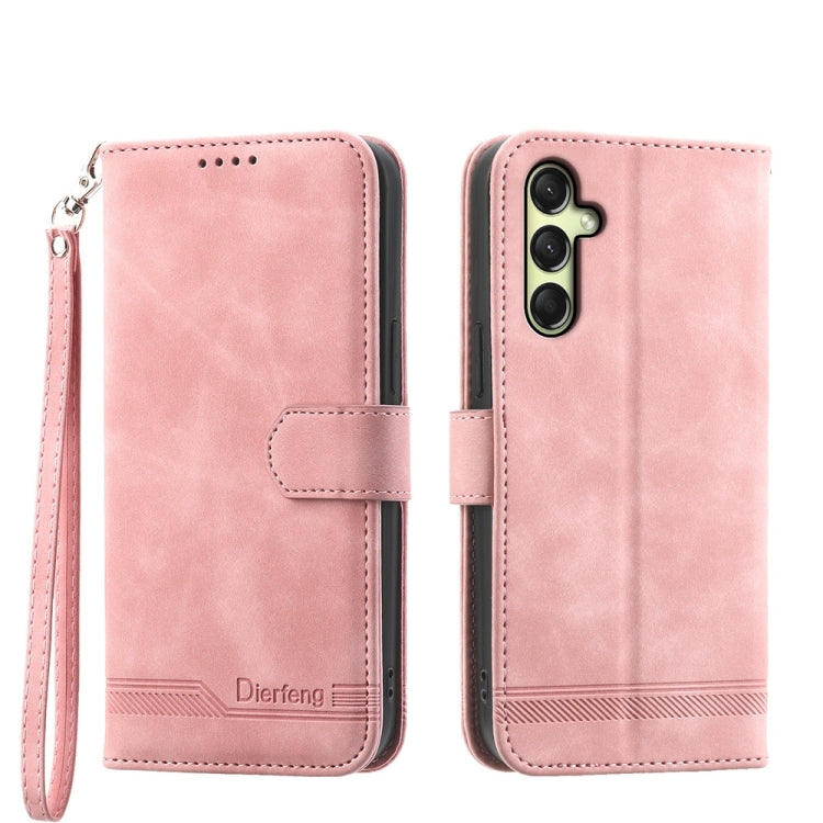 Custodia per telefono in TPU + PU in pelle Dream Line Dierfeng, For Samsung Galaxy A57 5G, For Samsung Galaxy A37 5G, For Galaxy A27 5G, For Samsung Galaxy A26 5G / A16 / A17 4G