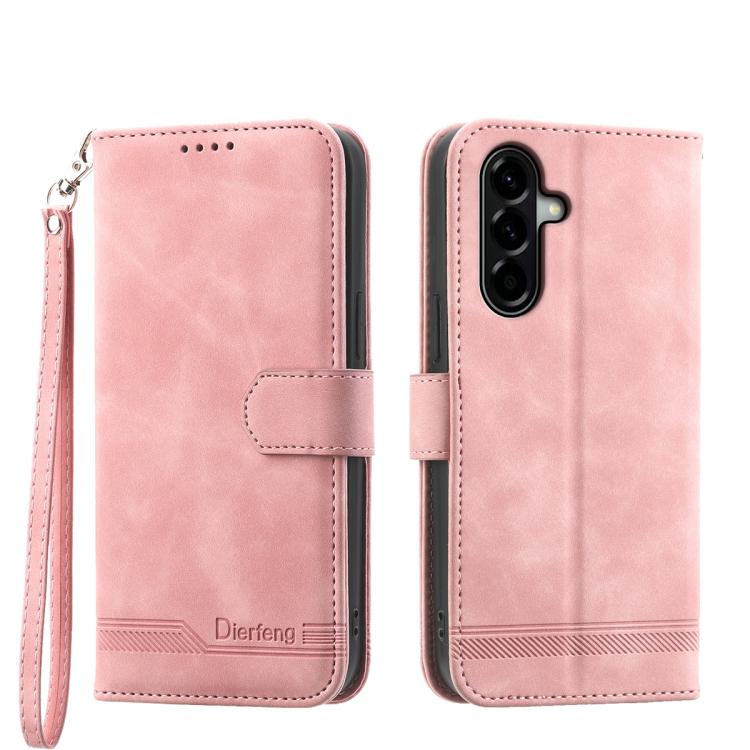 Custodia per telefono in TPU + PU in pelle Dream Line Dierfeng, For Samsung Galaxy A57 5G, For Samsung Galaxy A37 5G, For Galaxy A27 5G, For Samsung Galaxy A26 5G / A16 / A17 4G