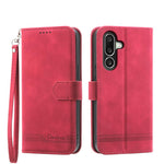 Custodia per telefono in TPU + PU in pelle Dream Line Dierfeng, For Samsung Galaxy A57 5G, For Samsung Galaxy A37 5G, For Galaxy A27 5G, For Samsung Galaxy A26 5G / A16 / A17 4G