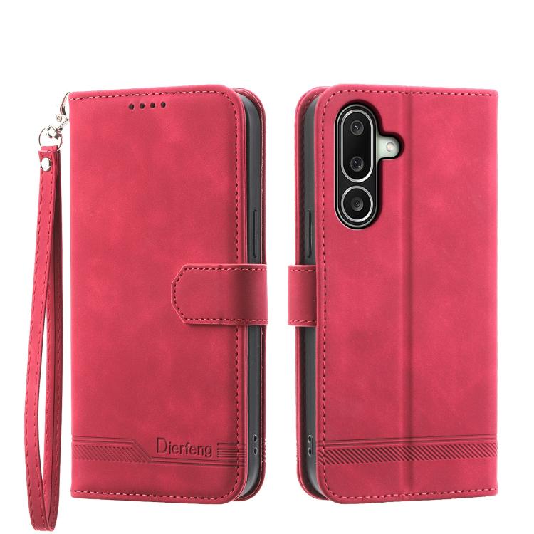 Custodia per telefono in TPU + PU in pelle Dream Line Dierfeng, For Samsung Galaxy A57 5G, For Samsung Galaxy A37 5G, For Galaxy A27 5G, For Samsung Galaxy A26 5G / A16 / A17 4G